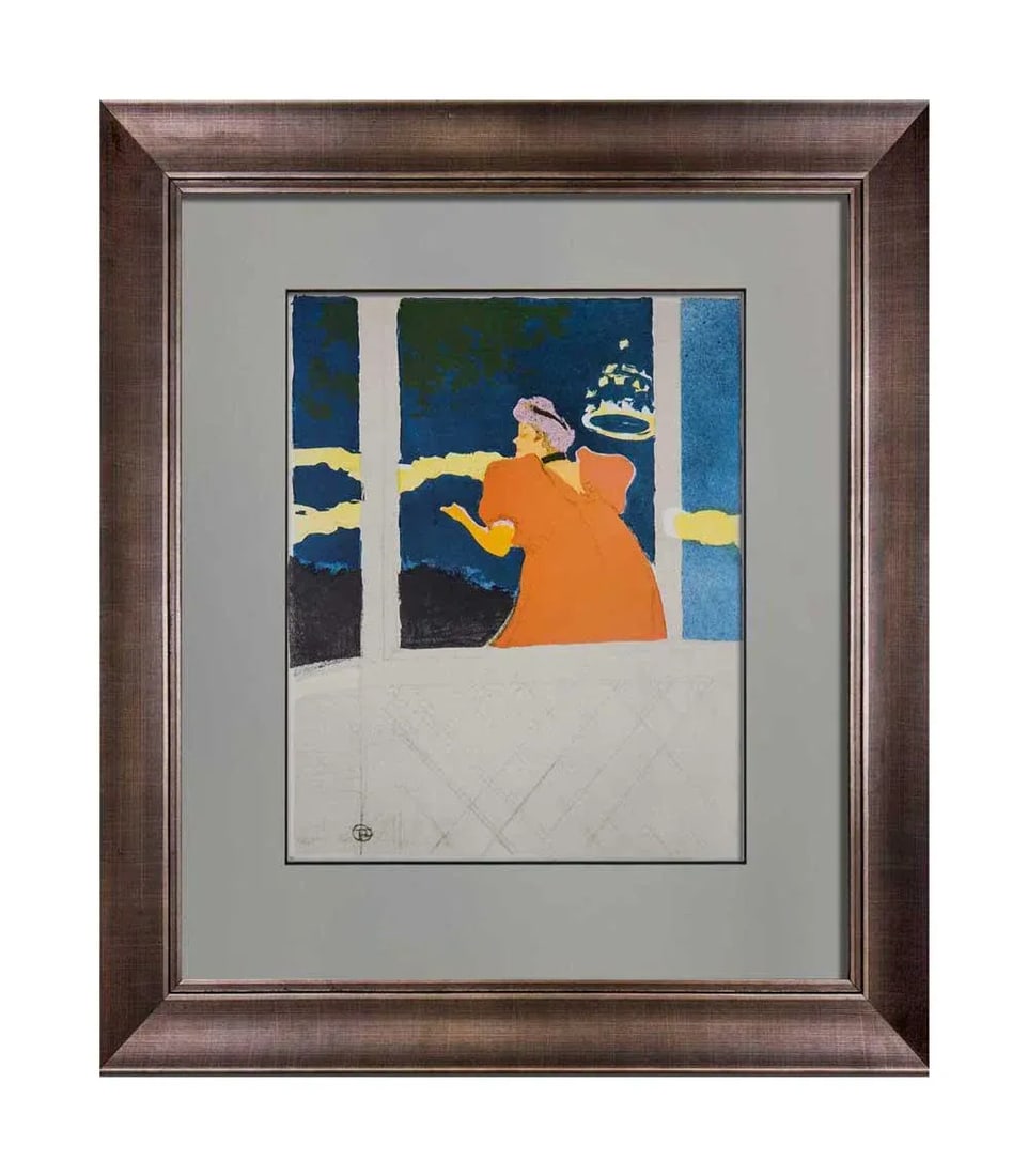 Henri De Toulouse-Lautrec Limited Edition Lithograph with Frame - 4