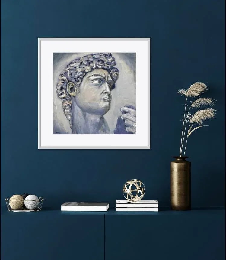 Modern Portraiture - David Portrait Oil on Canvas - 2