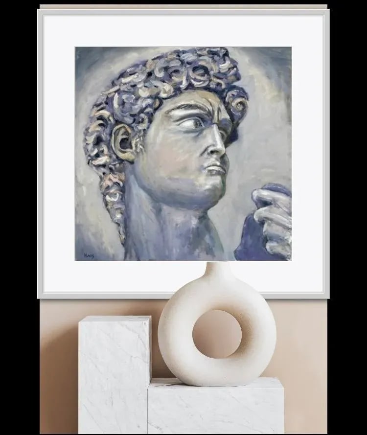 Modern Portraiture - David Portrait Oil on Canvas - 5