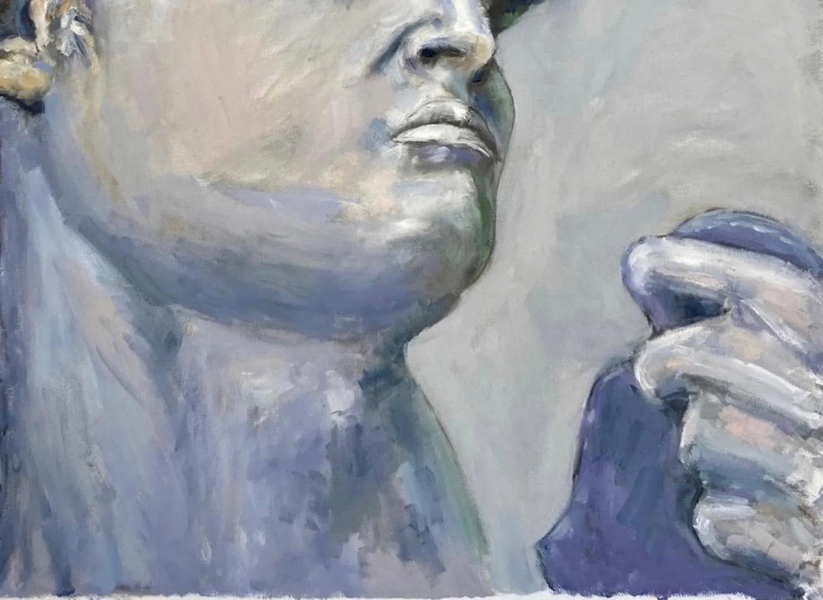 Modern Portraiture - David Portrait Oil on Canvas - 6