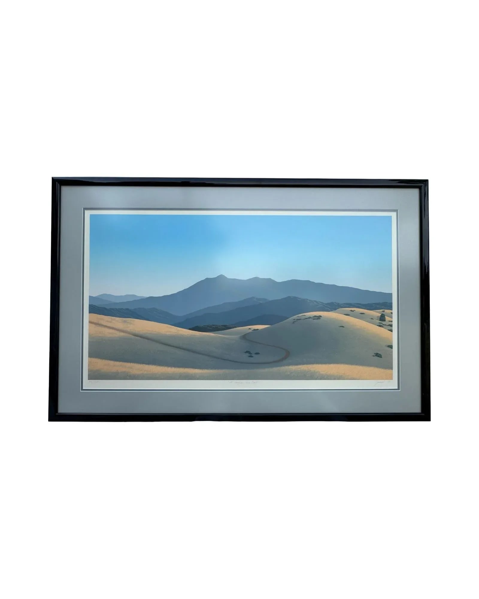 California Landscape Silkscreen Print Signed Lipinski - 3