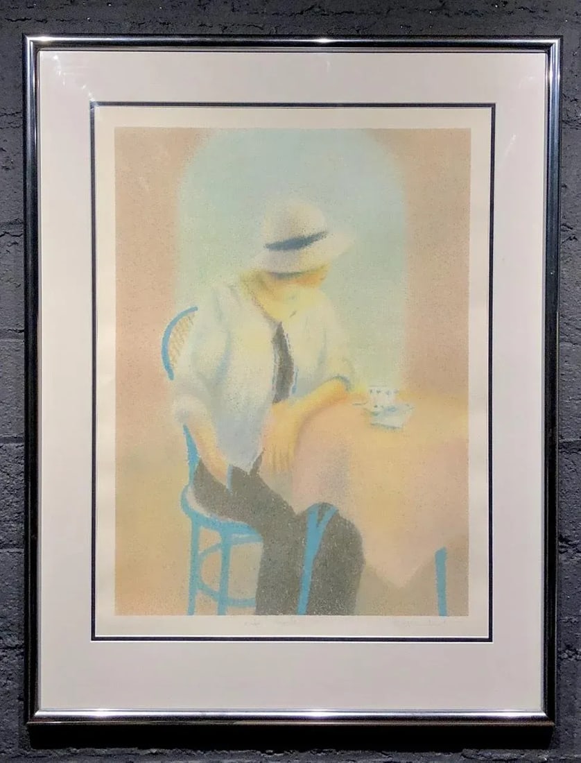 Limited Edition Roy Fairchild Woodard Serigraphs "Cafe Royale" & "Monaco" - A Pair - 7