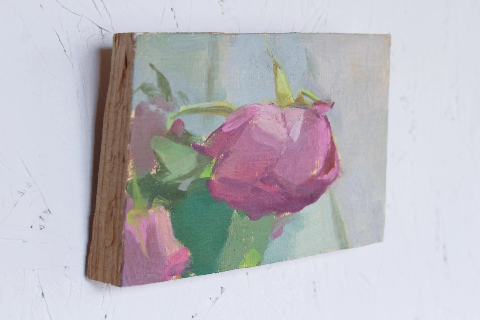 Rose Mini Oil Painting by Michelle Farro - 2