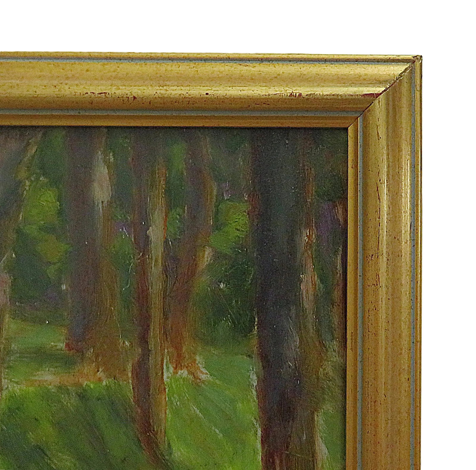 French Nude Impressionist Oil Portrait Painting of a Reclining Woman Mid Century Modern - 3