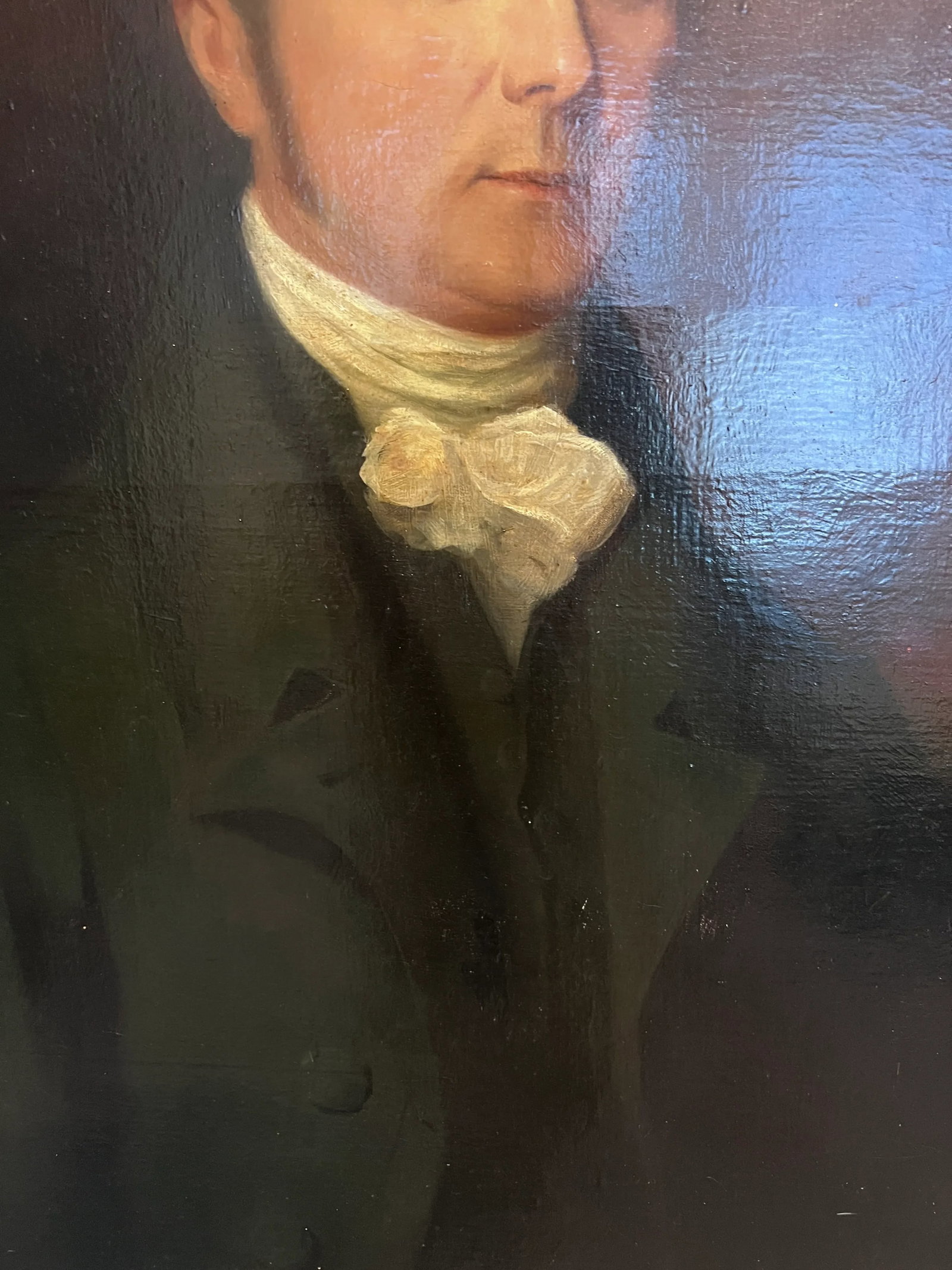 Original Antique 19c. Oil Painting "Rev. Richard Coytmor Howard" - 1823 Portrait - 7