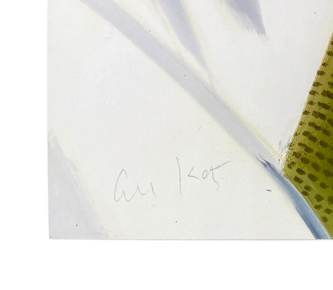 Alex Katz, Perry (From White Shirt), Framed Hand Signed Archival Pigment Print - 2