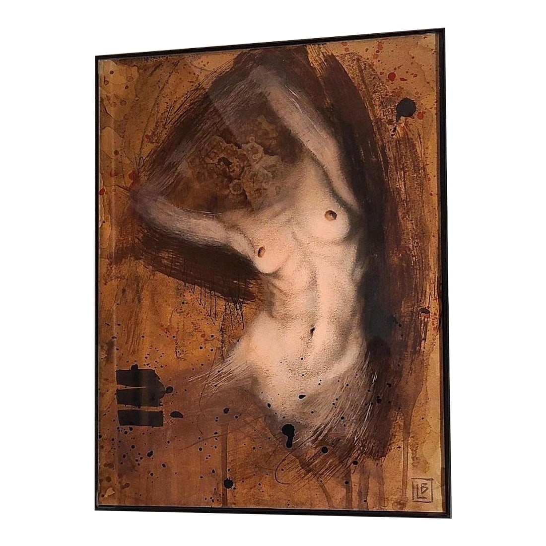 Hyperbole (Contemporary Nude Figurative Painting, Framed), Louis Braquet: Louis Braquet is a top-selling artist in New Orleans, and as his paintings sell out quickly at the Royal Street gallery that represents him we are thrilled to have been chosen to show his work here