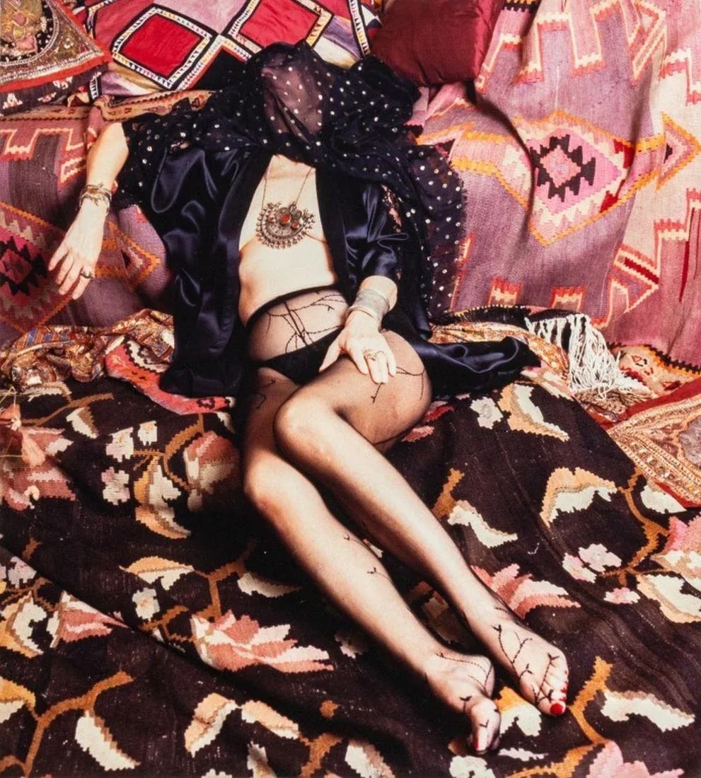 Anne Sager Reclining Female Figure Photo C-Print - 2