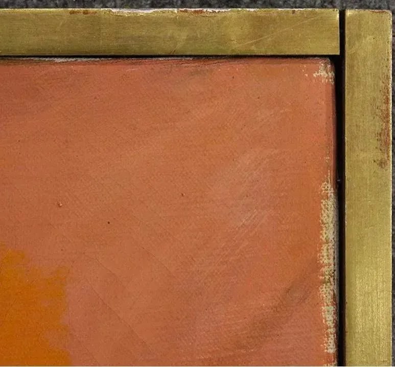 Vintage Mid Century Abstract Impressionist Pop Art Portrait Oil Painting - 6