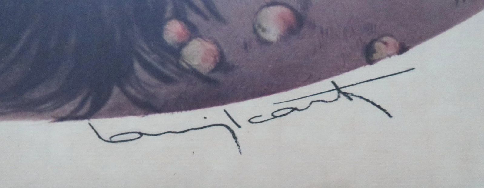 1928 French Louis Icart Etching 'Eve' Art Deco Reclining Nude Signed - 5