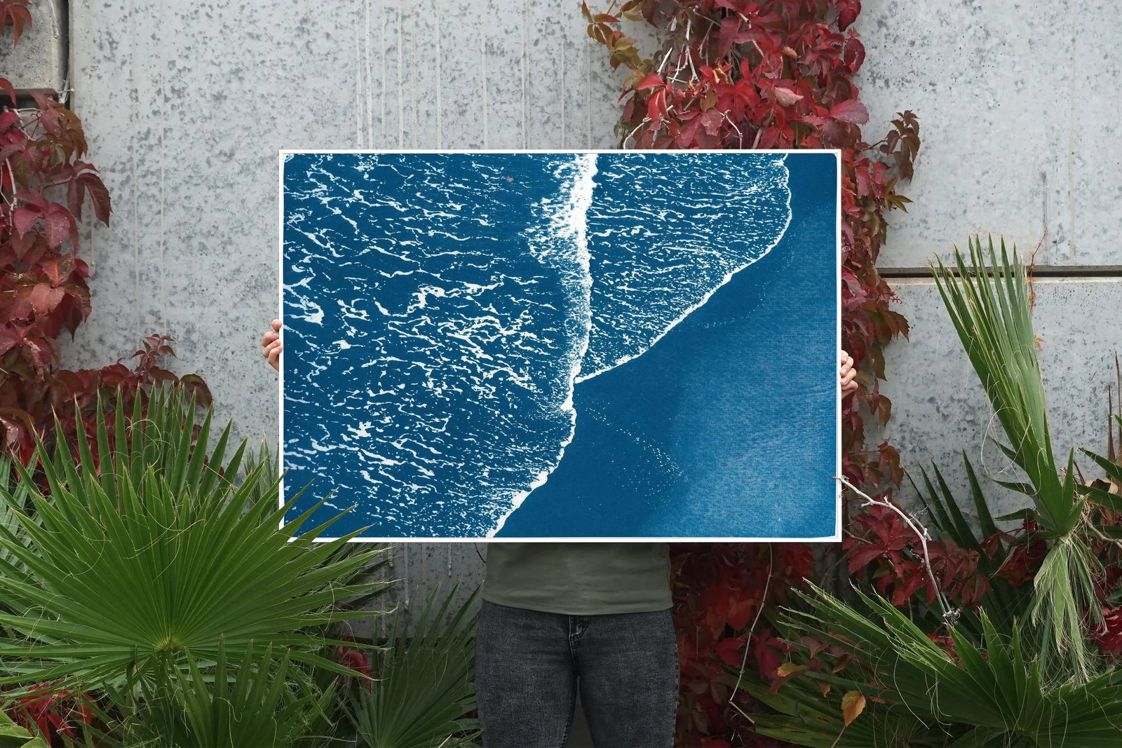 2020 Minimal "Pacific Foamy Shoreline" Seascape by Kind of Cyab - 7
