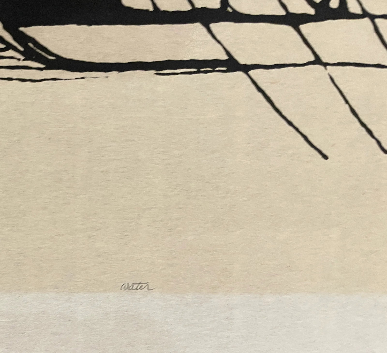 1967 Water Rowing Woodcut by Low - 4