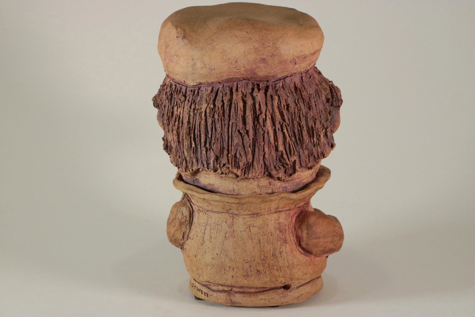 Folk Art Fisherman Studio Pottery Sculpture - 3