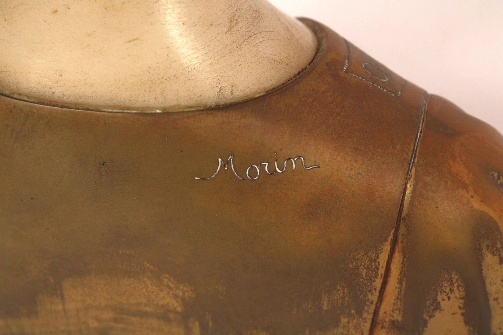 Alabaster and Bronze Sculpture by Georges Morin (1874-1950) - 11