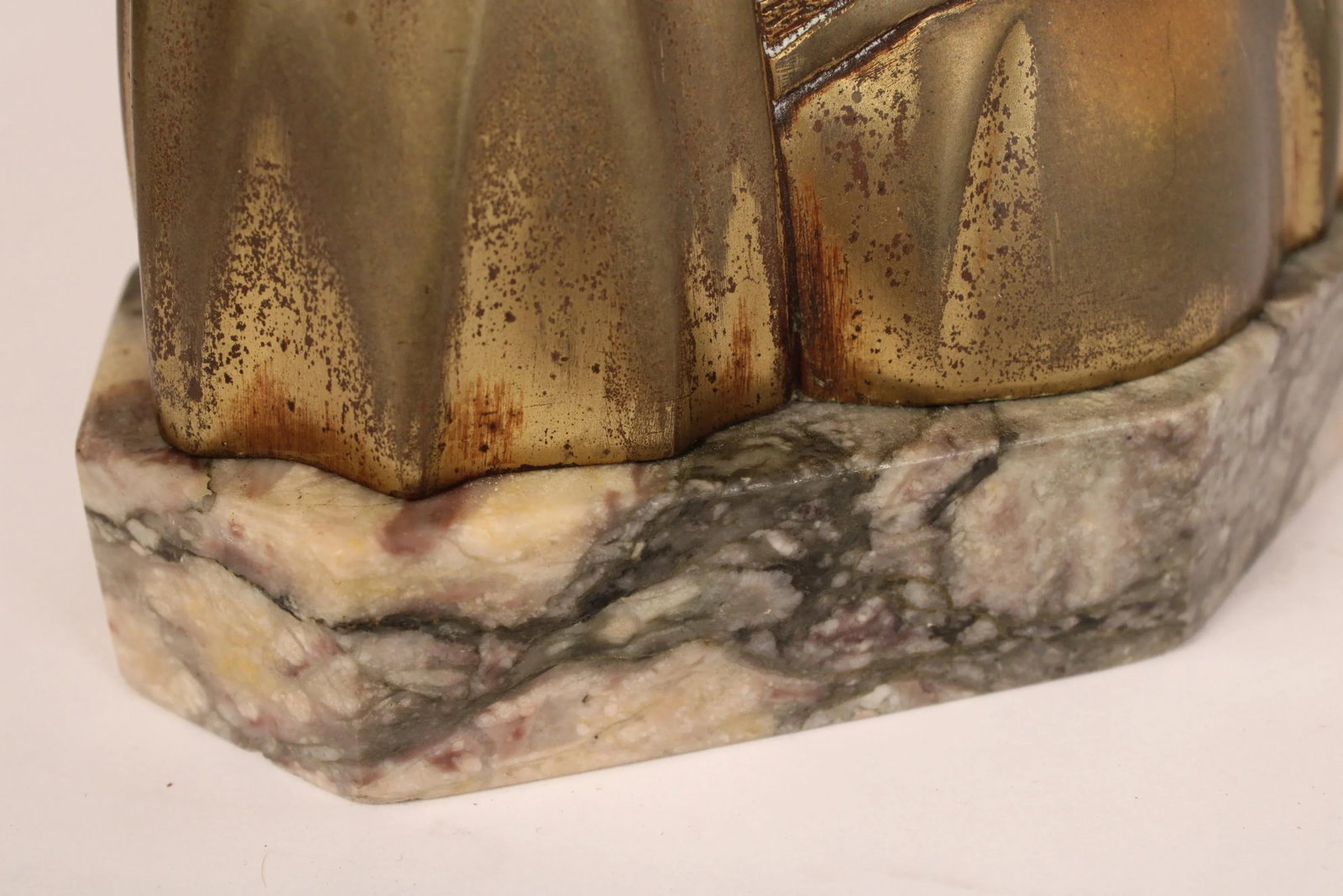 Alabaster and Bronze Sculpture by Georges Morin (1874-1950) - 7
