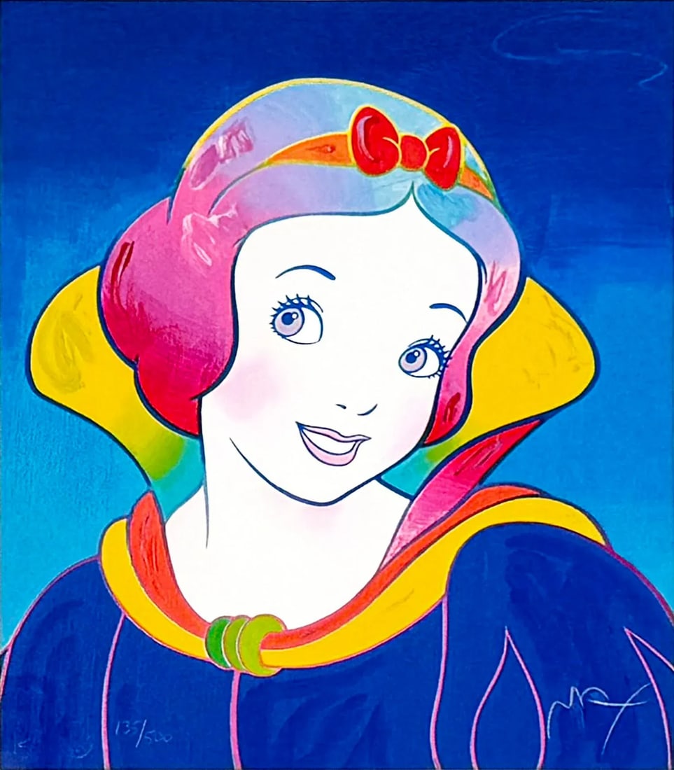 Peter Max, Disney: Snow White Suite (Large Custom Framed Set of 4 Serigraphs) - 4