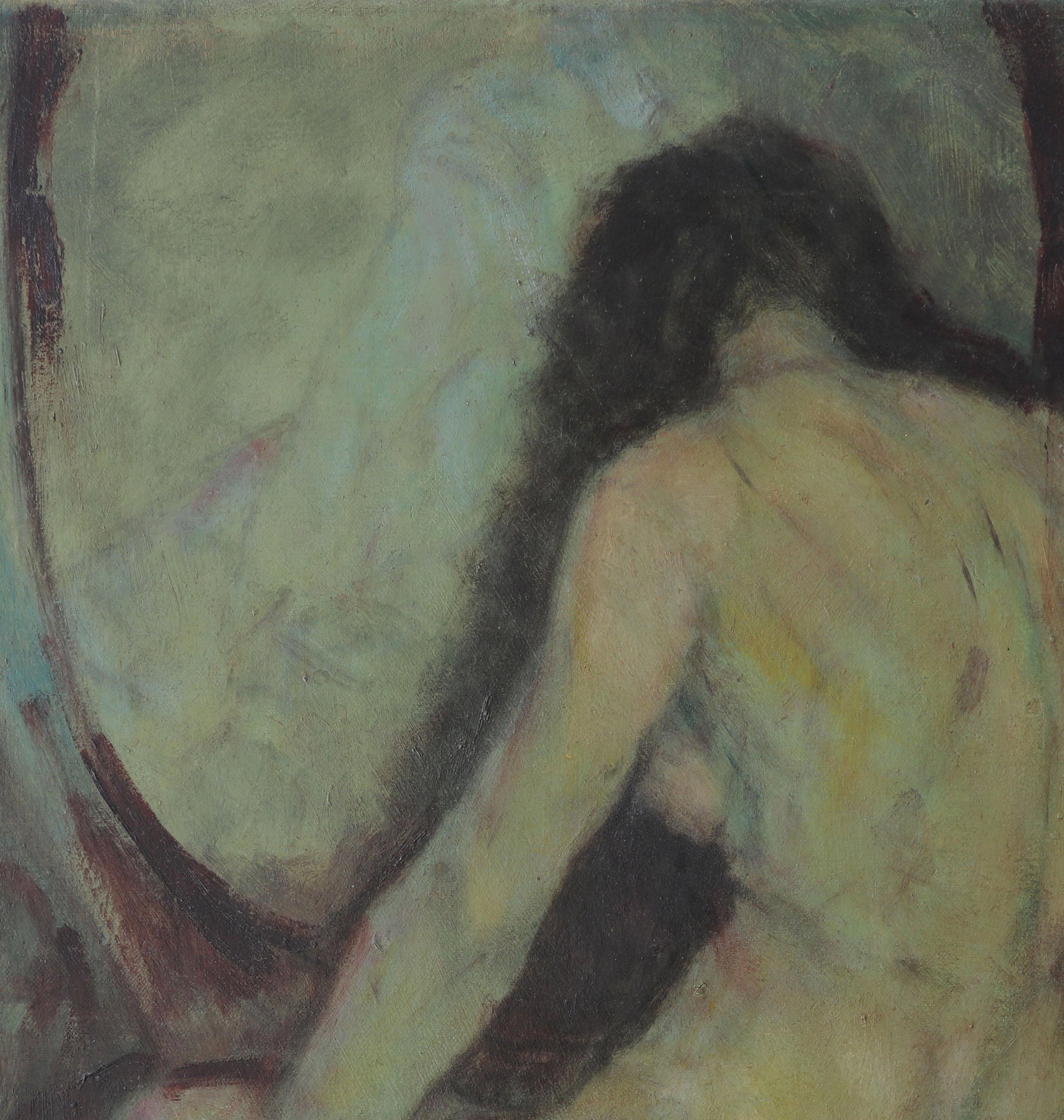 Antique Martha Walter Original Female Nude Oil on Canvas Famous Listed American Artist - 2