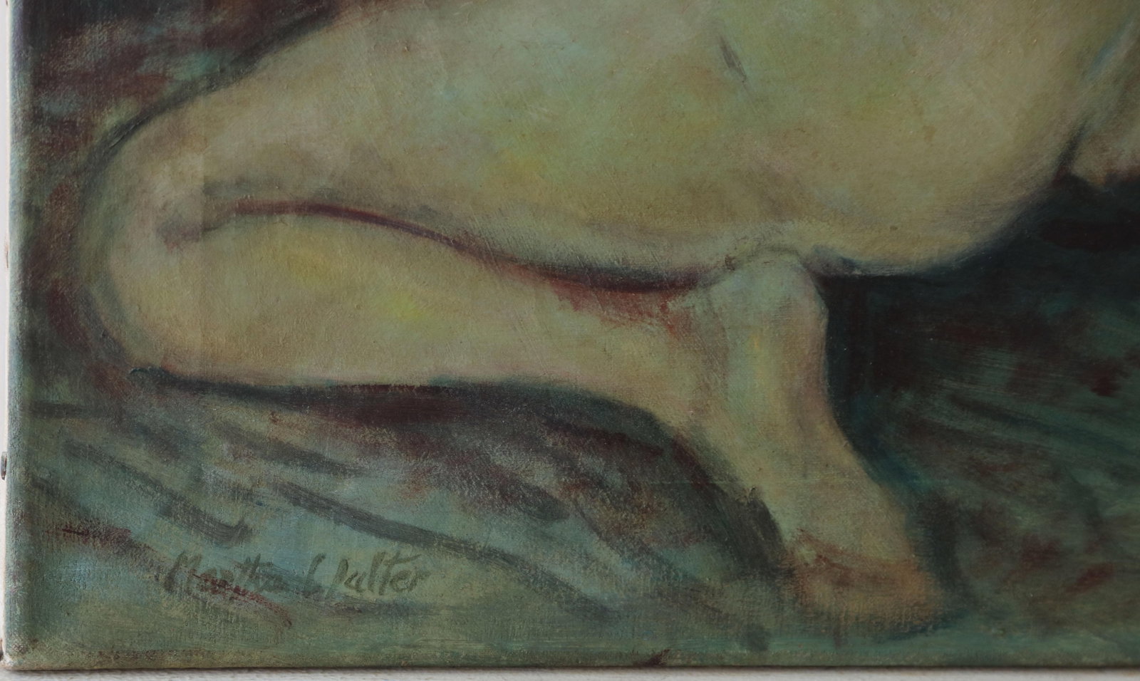 Antique Martha Walter Original Female Nude Oil on Canvas Famous Listed American Artist - 3