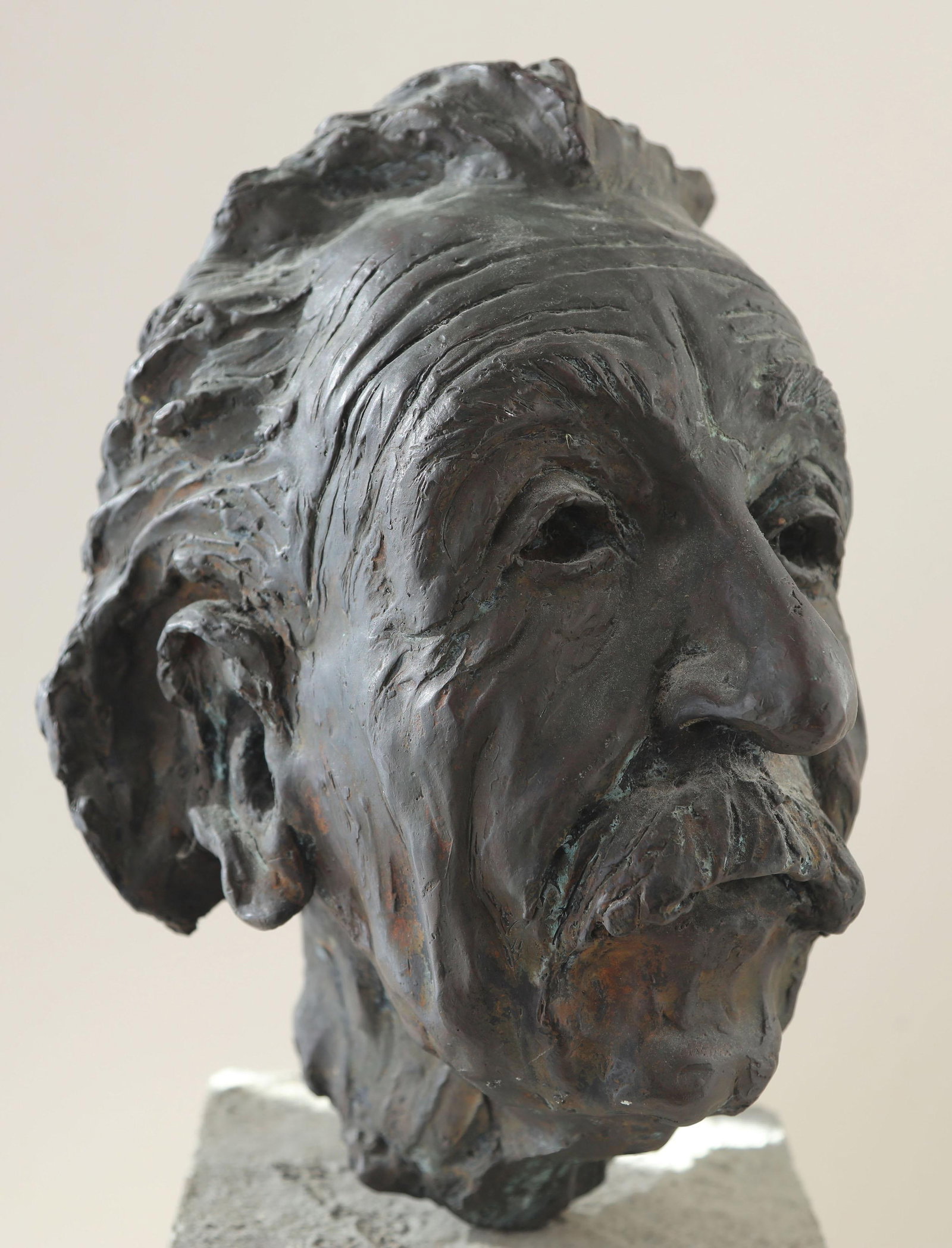 Heavy - Heli Pakarinen Albert Einstein Bronze Bust - 7