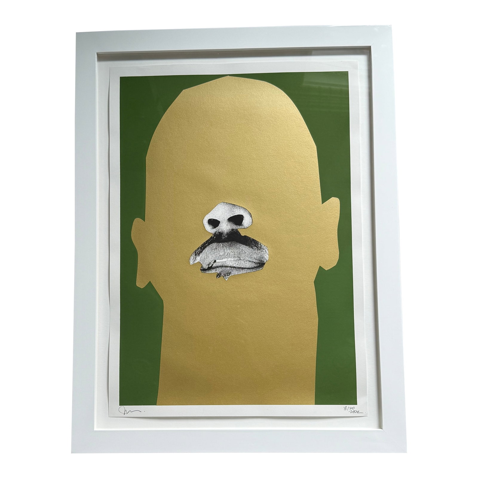 Framed Collage by Robert Escalera: Beautiful collage by Robert Escalera Condition: Imperfections: Some Imperfections Condition Notes: Some very minor scratches. Origin: United States Materials & Techniques: Paper Winning bidders