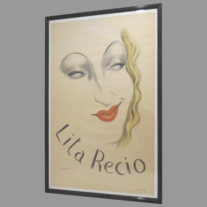 1940s Lita Recio by Jean Karquel Poster, Framed - 5