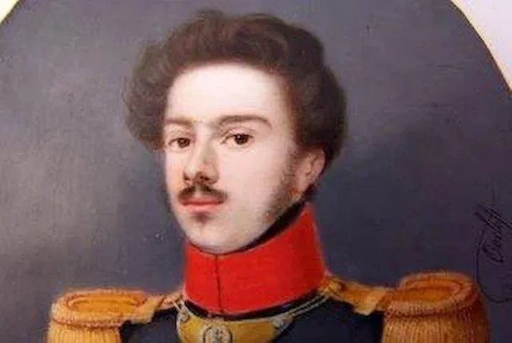 Mid 19th Century Miniature Military Portrait by Joseph-Philippe Oorloft, Framed - 3