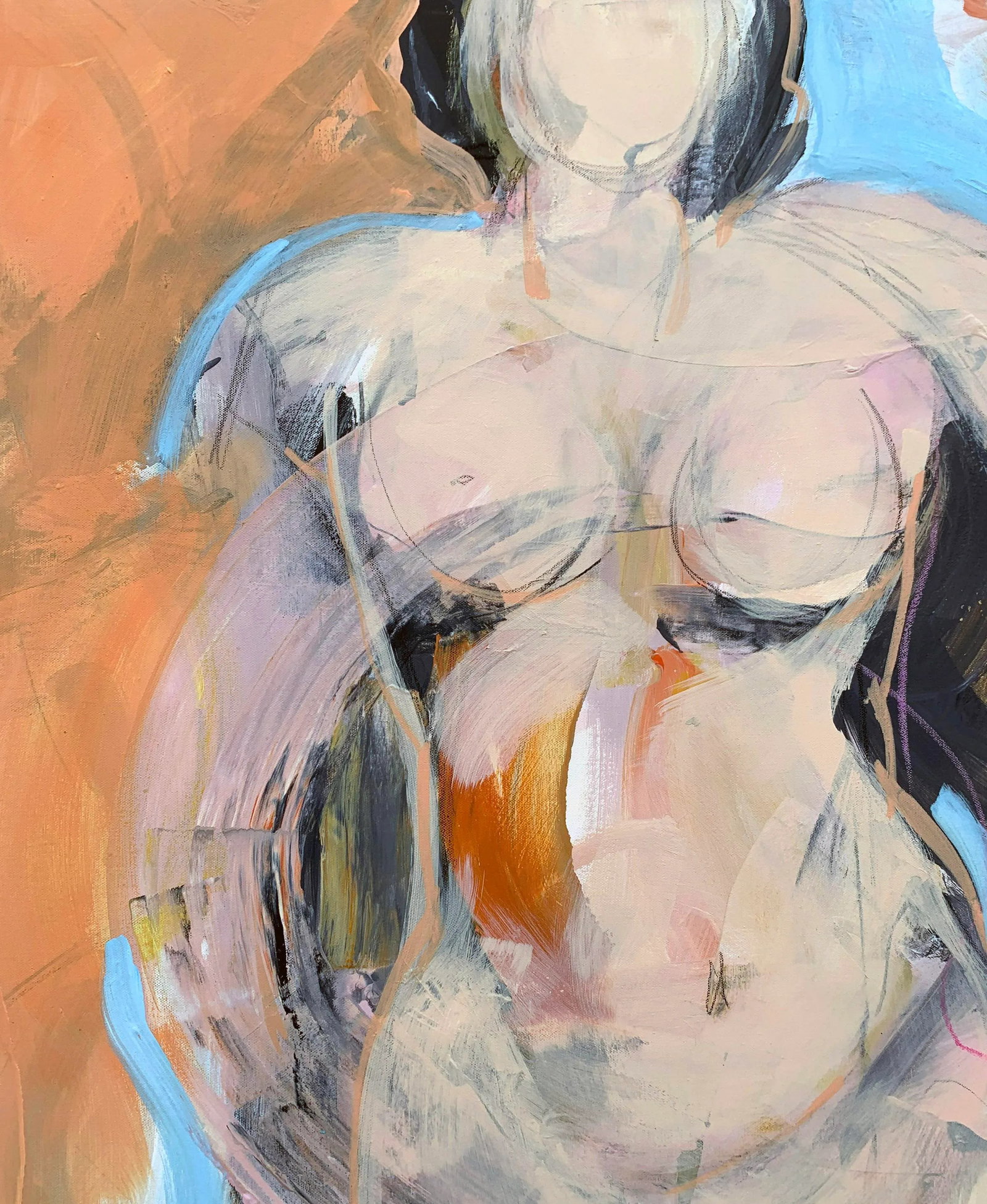 Woman in Orange I - 2