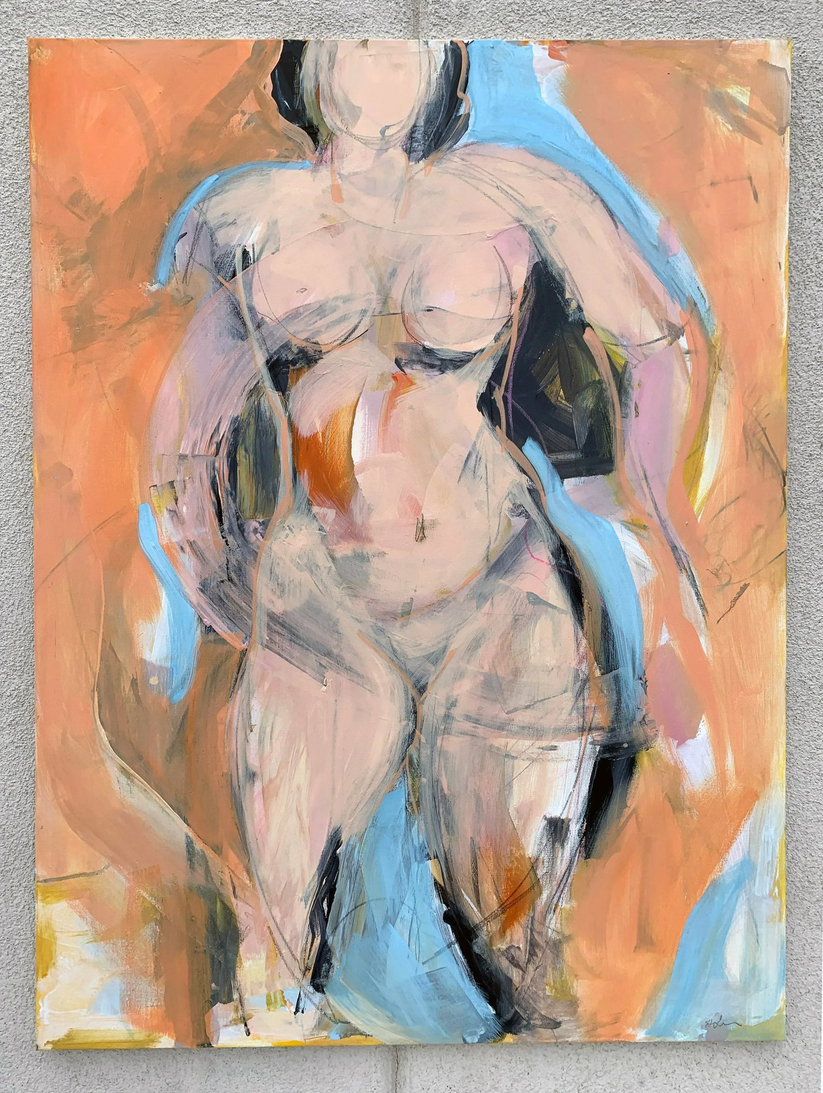 Woman in Orange I - 4