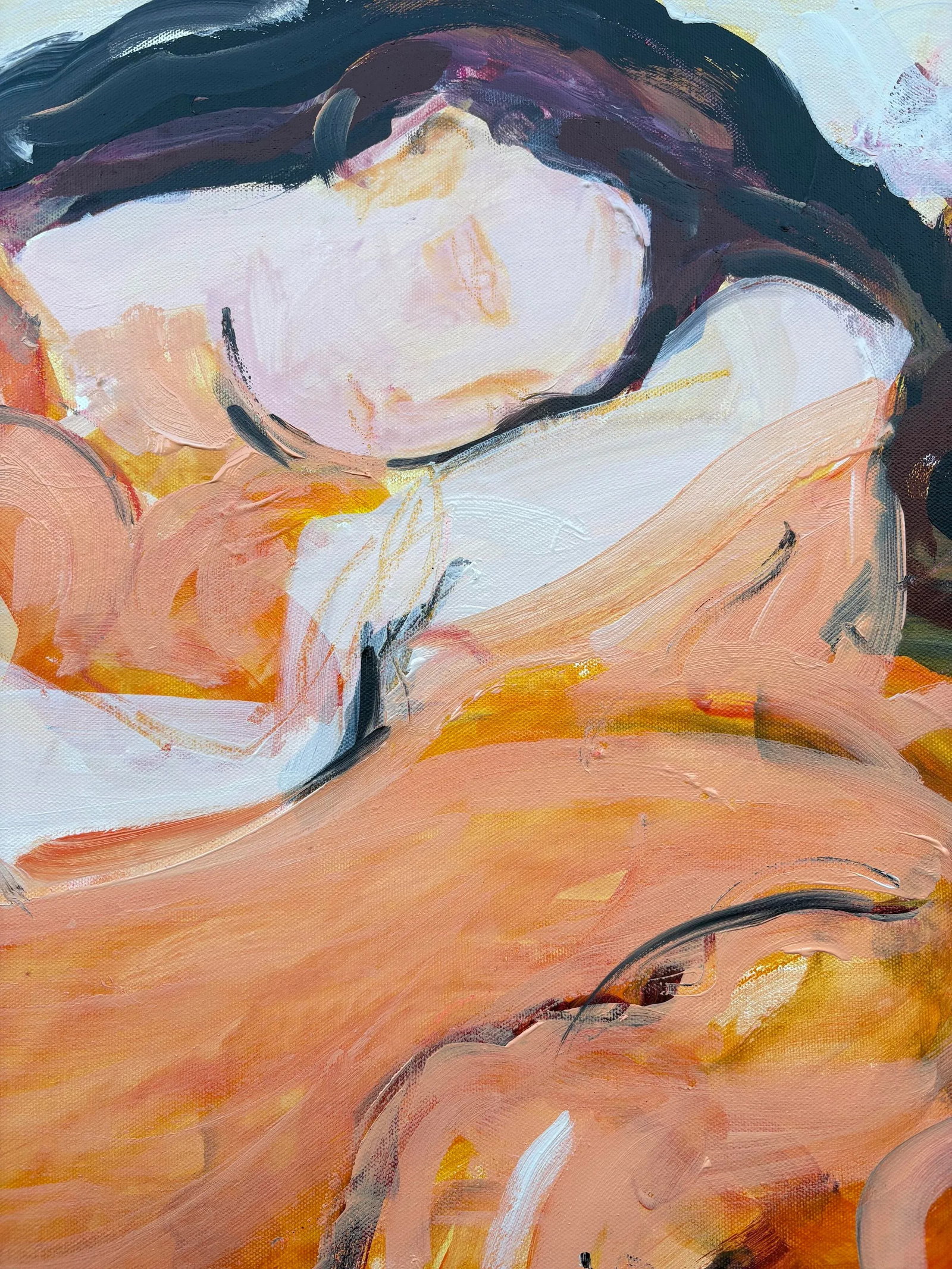 Summer Sleeping, Acrylic Painting on Canvas - 2