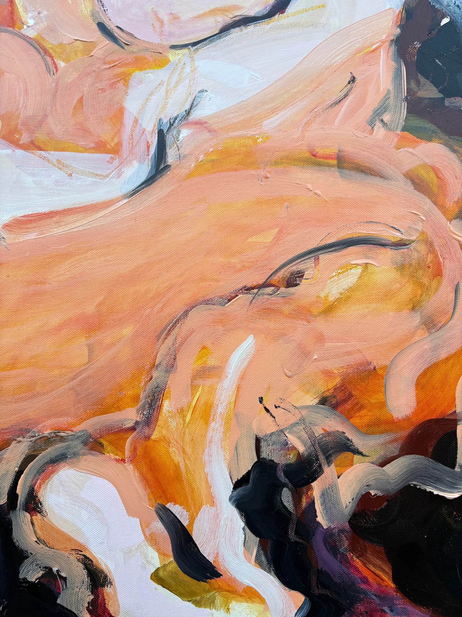 Summer Sleeping, Acrylic Painting on Canvas - 3