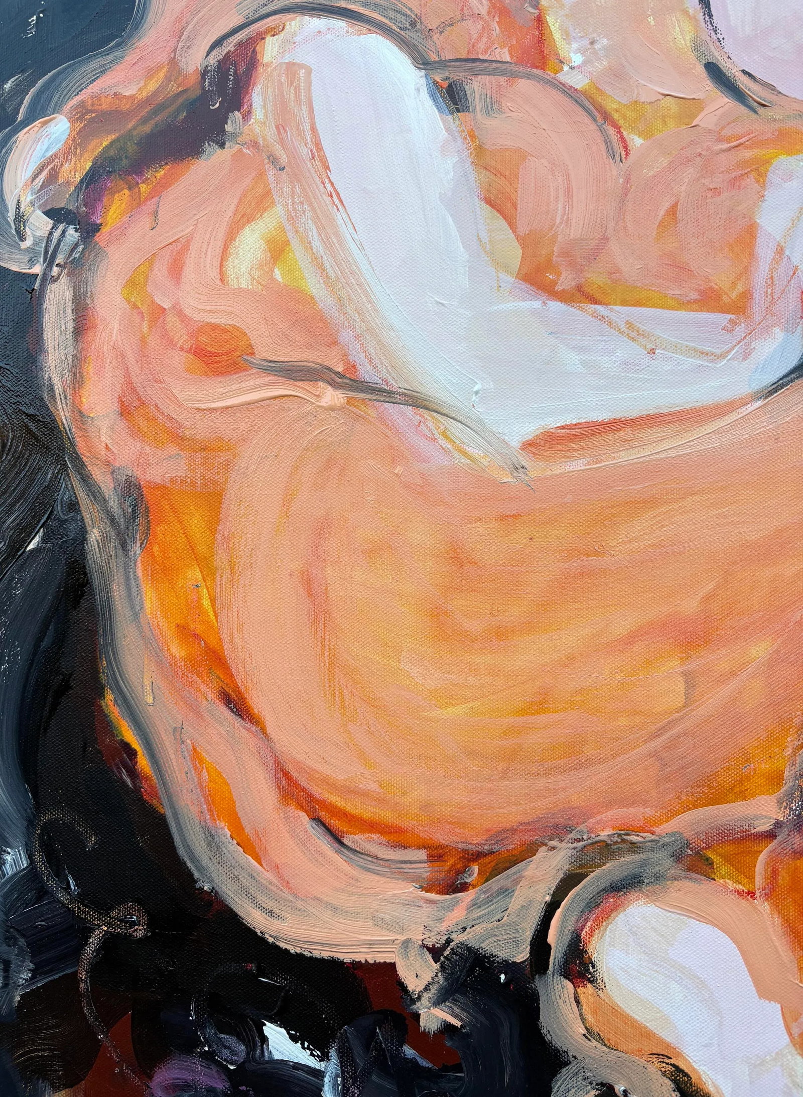 Summer Sleeping, Acrylic Painting on Canvas - 4