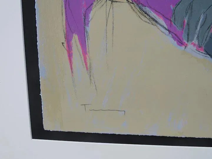 Mid 20th Century Itzchak Tarkay Original Serigraph, Signed AP Artist Proof - 4