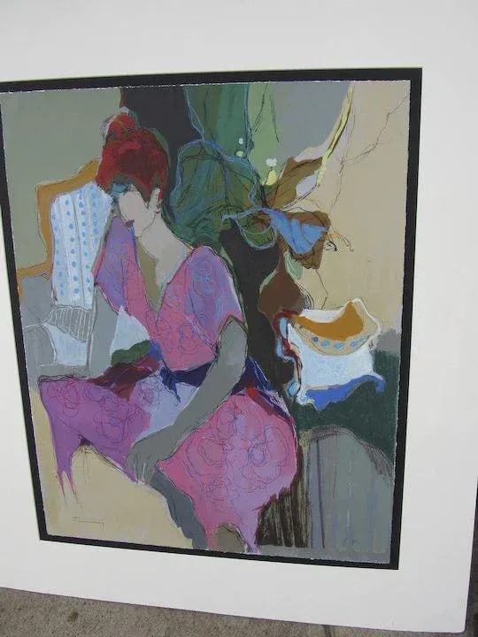 Mid 20th Century Itzchak Tarkay Original Serigraph, Signed AP Artist Proof - 8