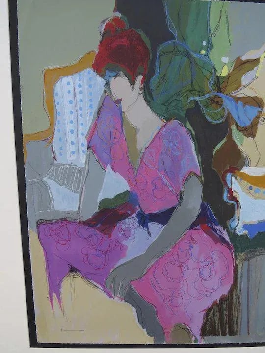 Mid 20th Century Itzchak Tarkay Original Serigraph, Signed AP Artist Proof - 9