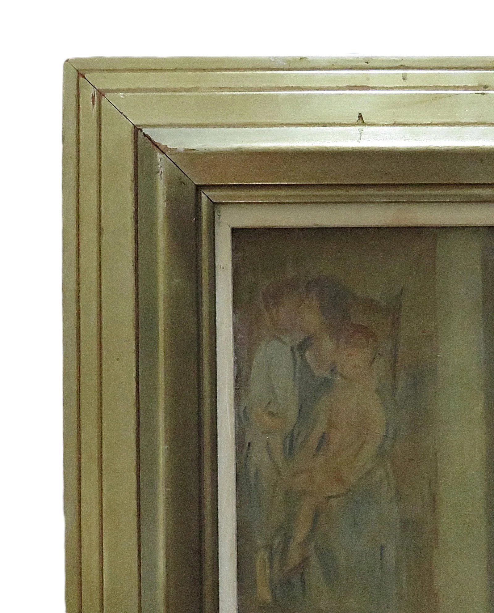 Nude Woman Portrait Oil Painting Mid Century Modern Signed David Karfunkle - 4