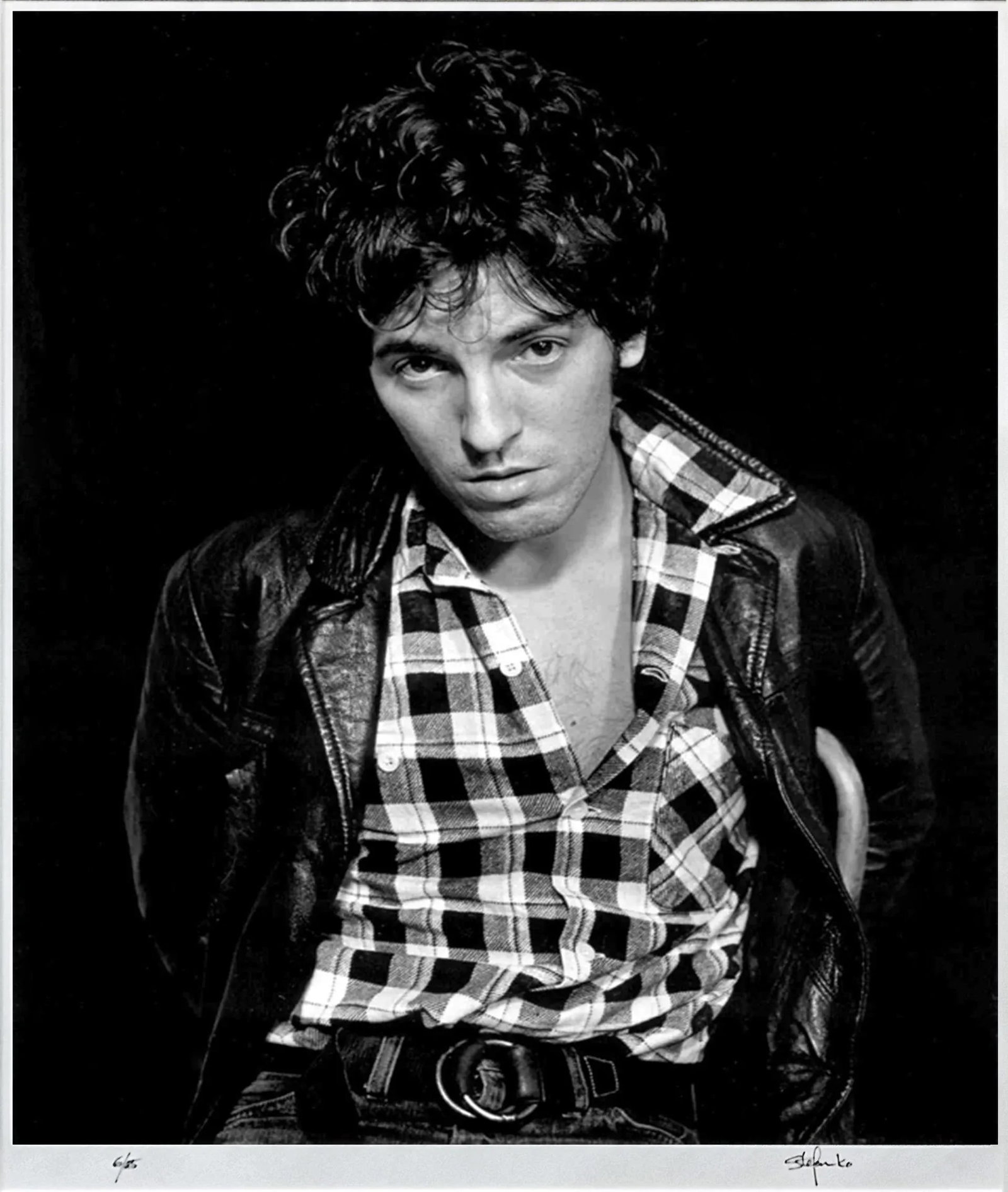 Frank Stefanko, Bruce Springsteen, Bound (1978), Large Hand Signed Print - 2