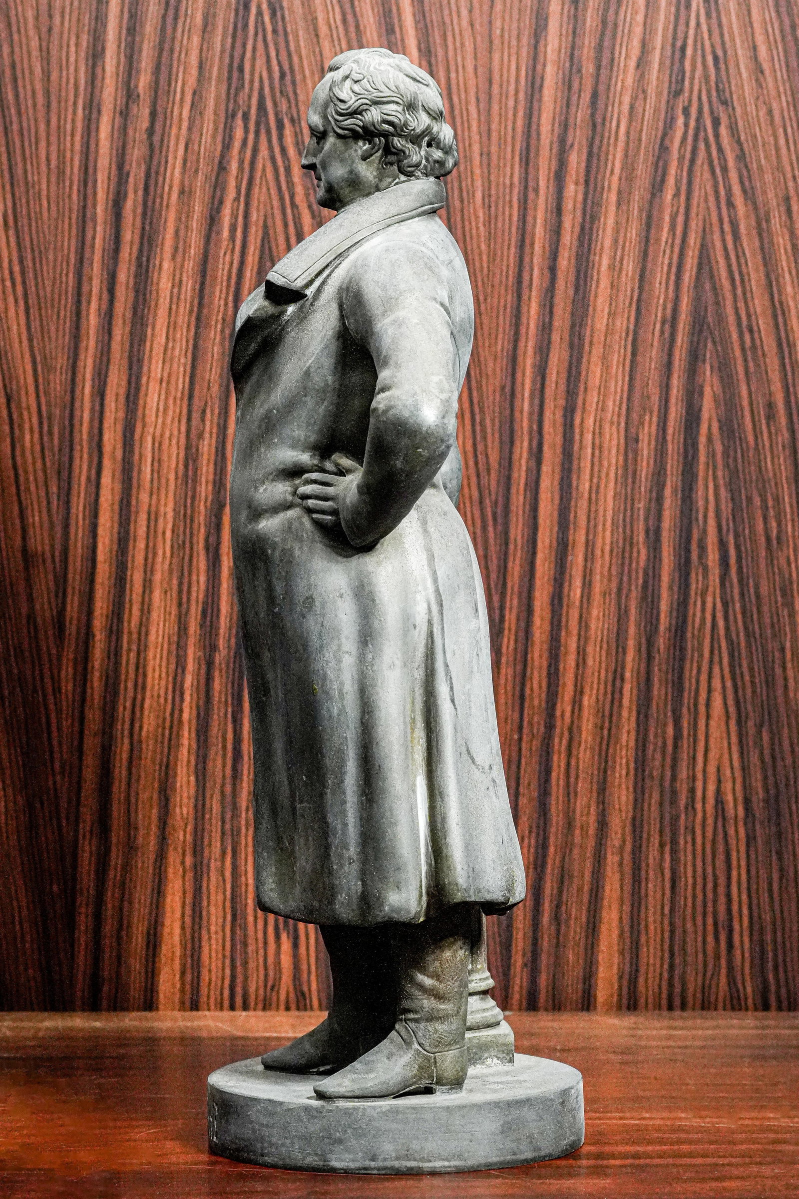 Large Spelter Metal Antique Victorian Statue Sculpture Goethe - 10