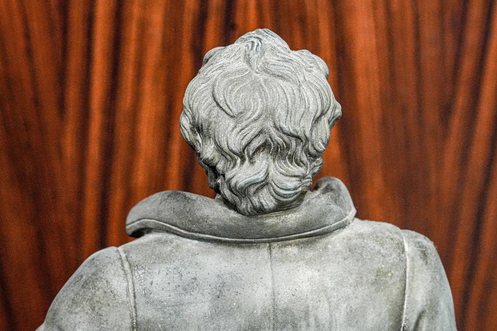 Large Spelter Metal Antique Victorian Statue Sculpture Goethe - 9