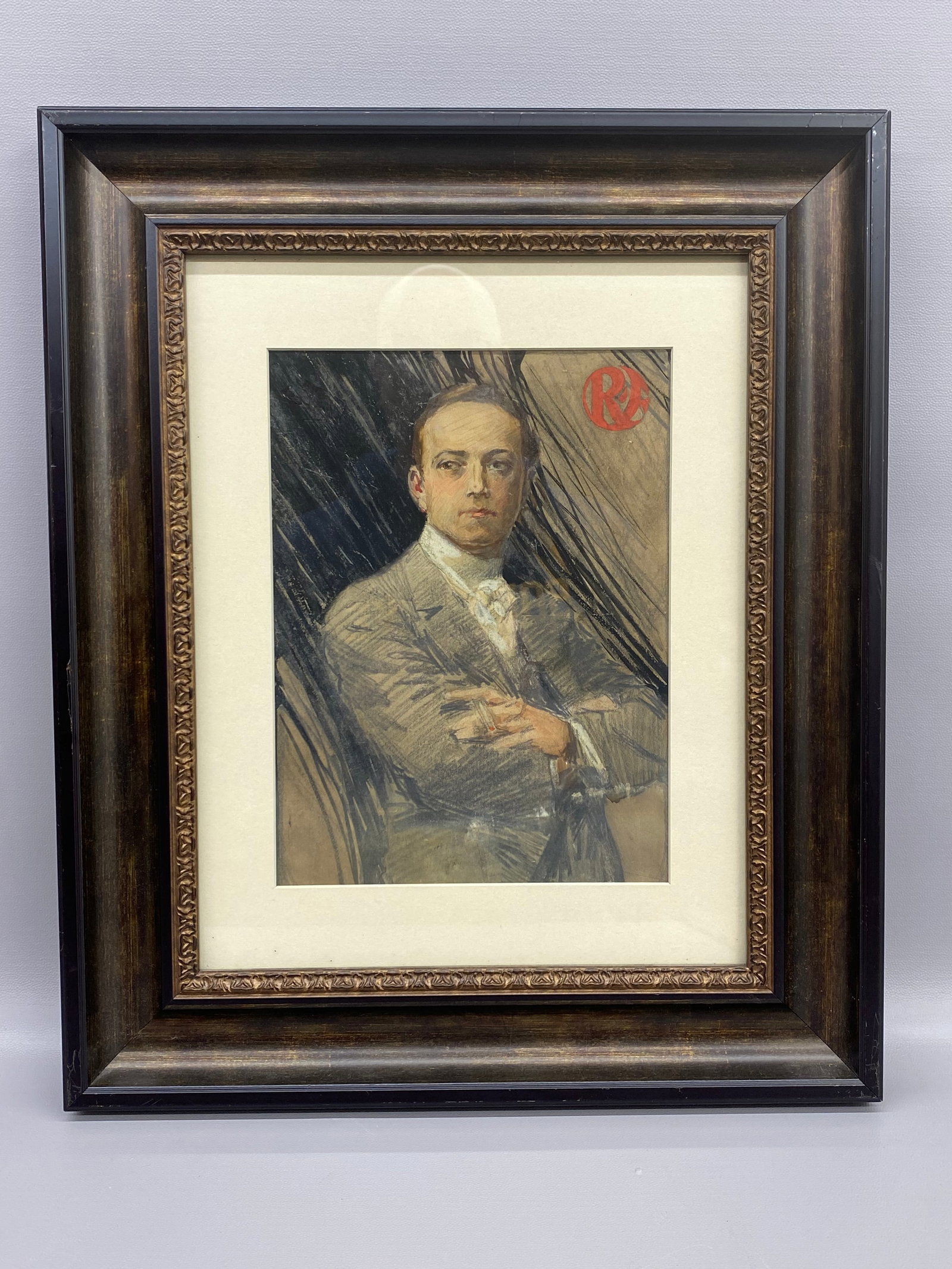 Art Deco Period Illustration of a Man Smoking - 11