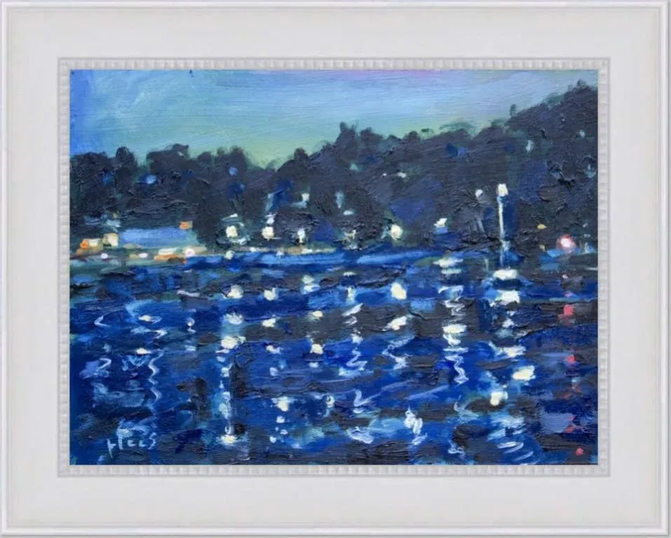 Ivar's at Coulon Park, Expressionist Oil Painting - 2