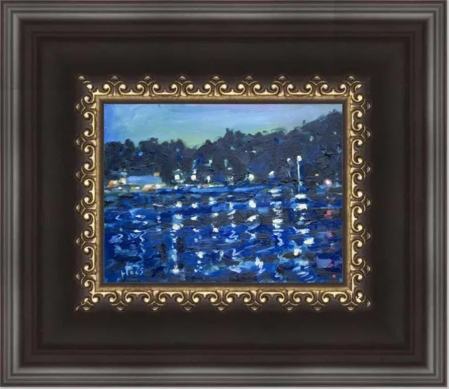 Ivar's at Coulon Park, Expressionist Oil Painting - 3
