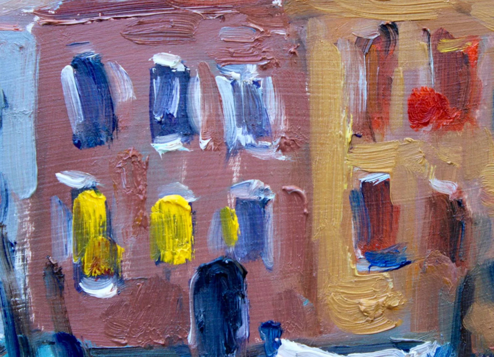 Modern Abstract Landscape Seascape - Venice Oil Painting - 4
