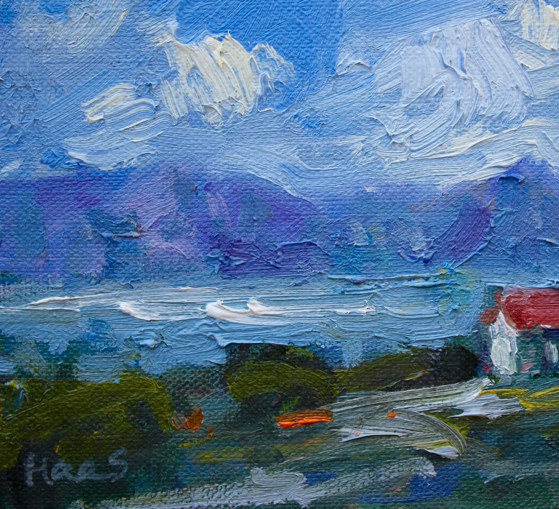 Coastal - Lake Saiko, Japan Oil Painting - 3