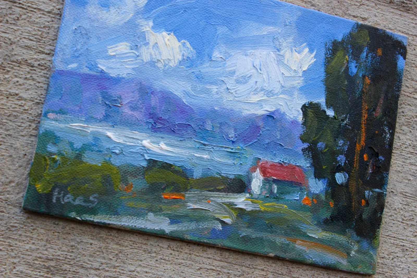 Coastal - Lake Saiko, Japan Oil Painting - 4