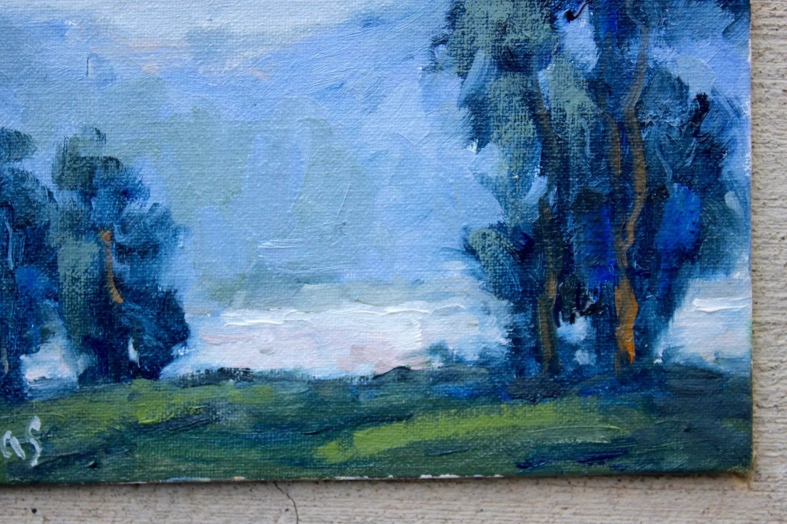 Whitefish Montana, Contemporary Landscape Oil Painting - 3