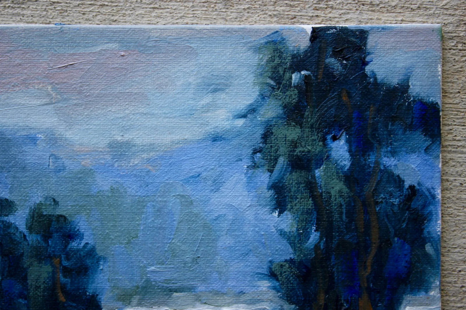 Whitefish Montana, Contemporary Landscape Oil Painting - 4