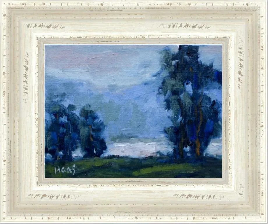 Whitefish Montana, Contemporary Landscape Oil Painting - 6