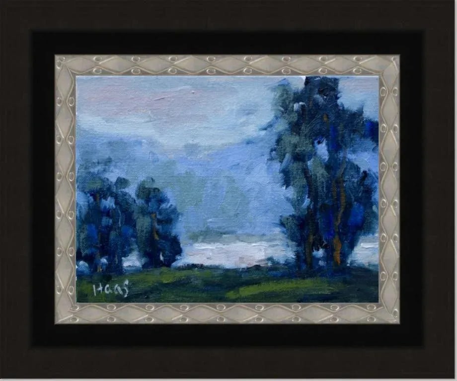 Whitefish Montana, Contemporary Landscape Oil Painting - 8