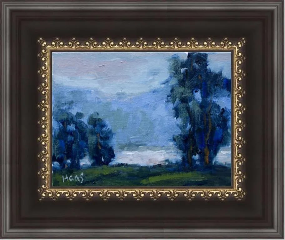 Whitefish Montana, Contemporary Landscape Oil Painting - 9
