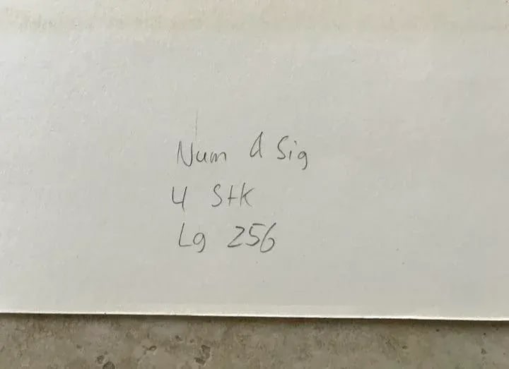 1967 Abstract Limited Edition Lithograph Numbered 18/50 by Don Cameron - 4